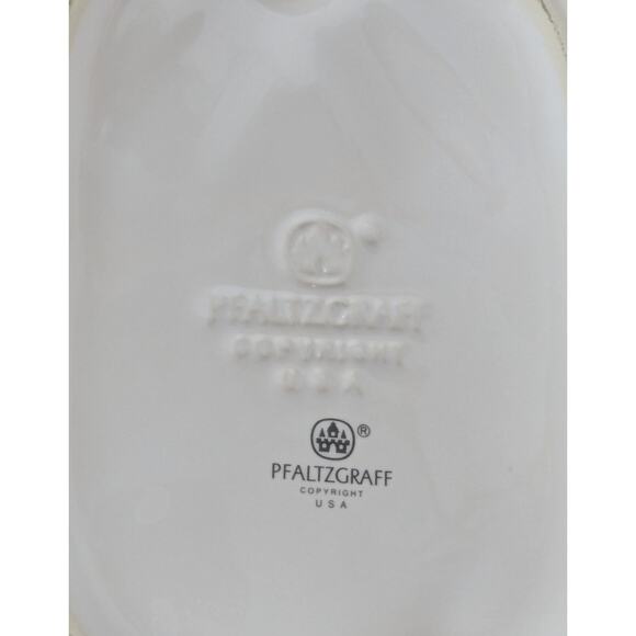 Pfaltzgraff Winterberry Snowman Plate/Platter 1996 Embossed Christmas Cookie - Picture 9 of 9